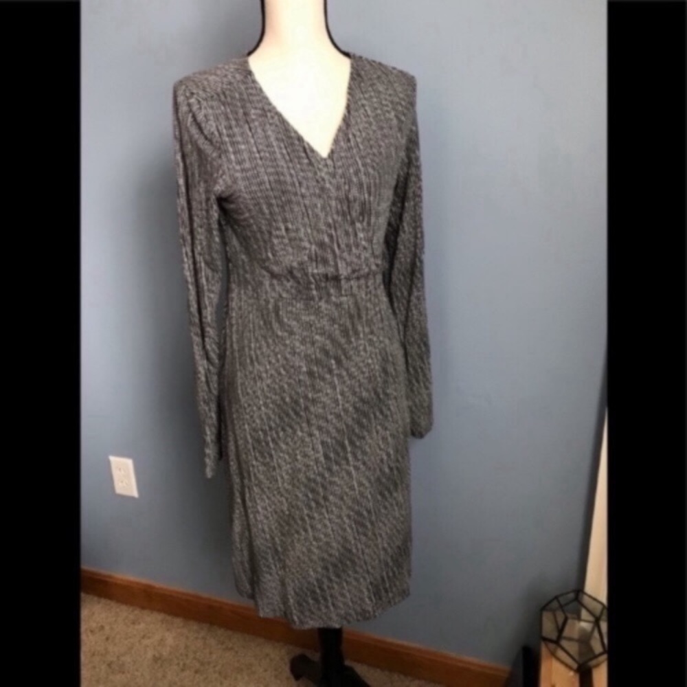Athlete faux wrap dress